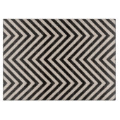 危険は縞で飾ります カッティングボード (正面)