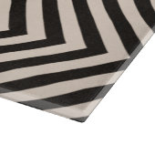 危険は縞で飾ります カッティングボード (角)