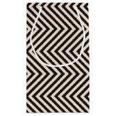 危険は縞で飾ります スモールペーパーバッグ (裏面)