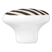 危険は縞で飾ります セラミックノブ (側面)