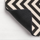 危険は縞で飾ります マウスパッド (コーナー)