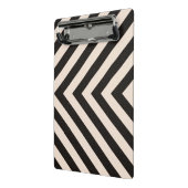 危険は縞で飾ります ミニクリップボード (アングル2)