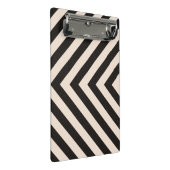 危険は縞で飾ります ミニクリップボード (アングル)