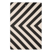 危険は縞で飾ります ミニクリップボード (裏面)