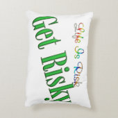 危険を冒す アクセントクッション (裏面(縦))