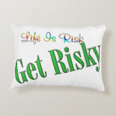 危険を冒す アクセントクッション (裏面)