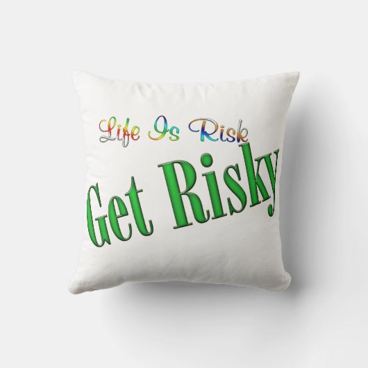 危険を冒す クッション (裏面)