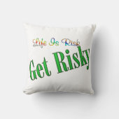 危険を冒す クッション (正面)