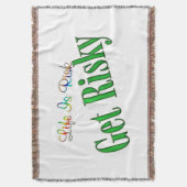 危険を冒す スローブランケット (正面縦)