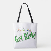 危険を冒す トートバッグ (裏面)