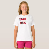 危険を取って下さい Tシャツ (正面フル)