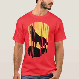 危険オオカミ – Tシャツ
