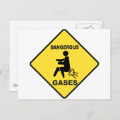 危険ガス ポストカード (正面/裏面)