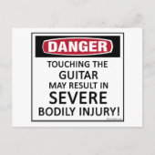 危険ギター ポストカード (正面)