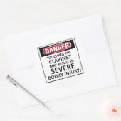 危険クラリネット ラウンドシール (封筒)