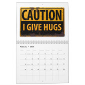 危険シンボルや象徴おもしろいの警告金属錆の兆候 カレンダー (2月 2026)