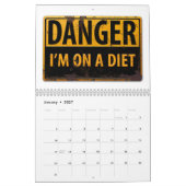 危険シンボルや象徴おもしろいの警告金属錆の兆候 カレンダー (1月 2027)