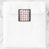 危険シンボルや象徴(3) スクエアシール (バッグ)