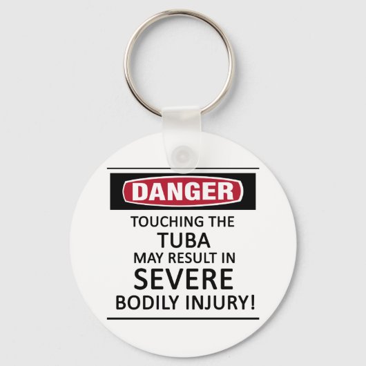危険チューバ キーホルダー (正面)
