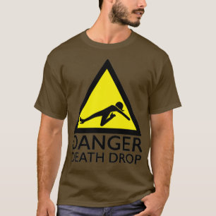 危険デスドロップおもしろいドラッグクイーンプレミアム Tシャツ