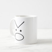 危険ドバーマンコーヒーマグ コーヒーマグカップ (正面左)