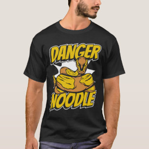 危険ヌードルスネークオーナースネークバナナボールピソ Tシャツ