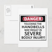 危険ハンドベル ポストカード (正面/裏面)