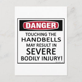 危険ハンドベル ポストカード
