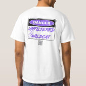 危険フィルターなしヤマネコ Tシャツ (裏面)