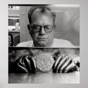 危険プルトニウムのボタン ポスター