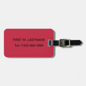 危険ラベルカスタマイズ可能な荷物タグ ラゲッジタグ (正面横)