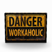 危険作業穴さび金属危険度警告標識 フォトブロック (正面)