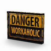 危険作業穴さび金属危険度警告標識 フォトブロック (右)