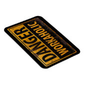 危険作業穴さび金属危険度警告標識 マグネット (右側)