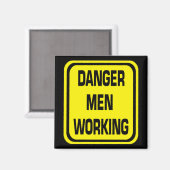 危険作業者マグネット マグネット (正面/裏面)