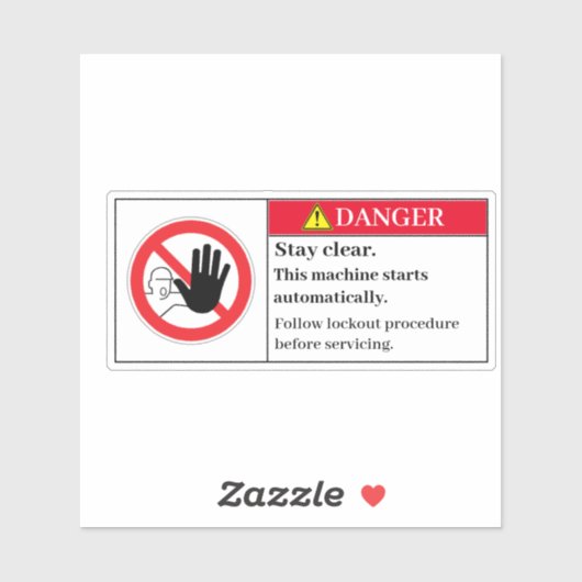 危険停止ラ澄んベル シール (シート)