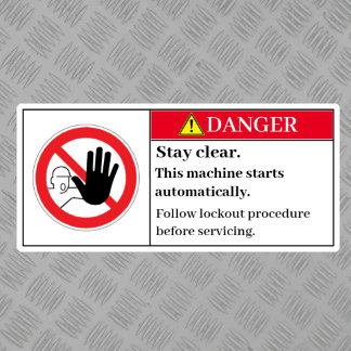 危険停止ラ澄んベル シール