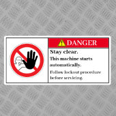 危険停止ラ澄んベル シール