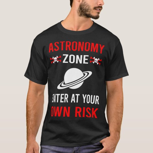 危険地帯 天文学 Tシャツ (正面)
