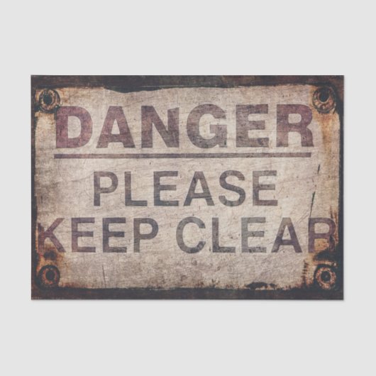 危険家具デコパージュまたはティッシュペーパー 薄葉紙 (正面)