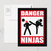 危険忍者 ポストカード (正面/裏面)