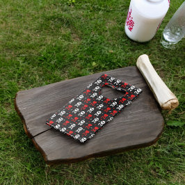 危険恐ろしいスカルパターン クレジットカード栓抜き