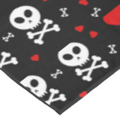 危険恐ろしいスカルパターン テーブルクロス (アングル)