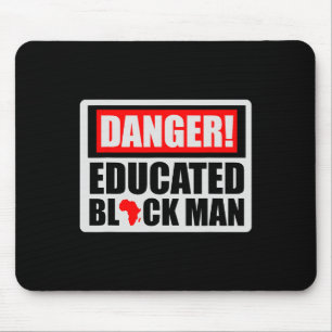 危険教育を受けた黒人黒人歴史Blm Black マウスパッド