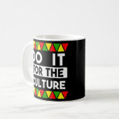 危険教育黒人黒人歴史月間Af コーヒーマグカップ (正面左)