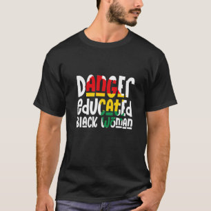 危険教育黒人黒人歴史月間Af Tシャツ