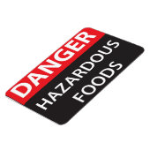 危険有害食品 マグネット (左側)