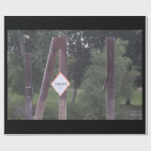 危険標識ラッピング紙 ラッピングペーパー (フラット)