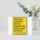 危険標識 ポストカード (スタンド正面)