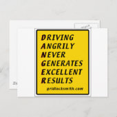 危険標識 ポストカード (正面/裏面)